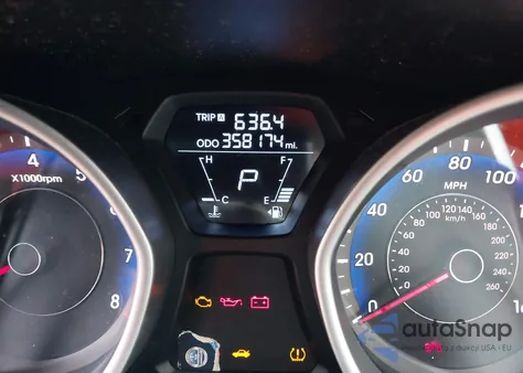 2012 Hyundai Elantra Gls (Ulsan Plant) from USA, damaged, VIN KMHDH4AE0CU446136